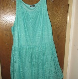 Mint green dress